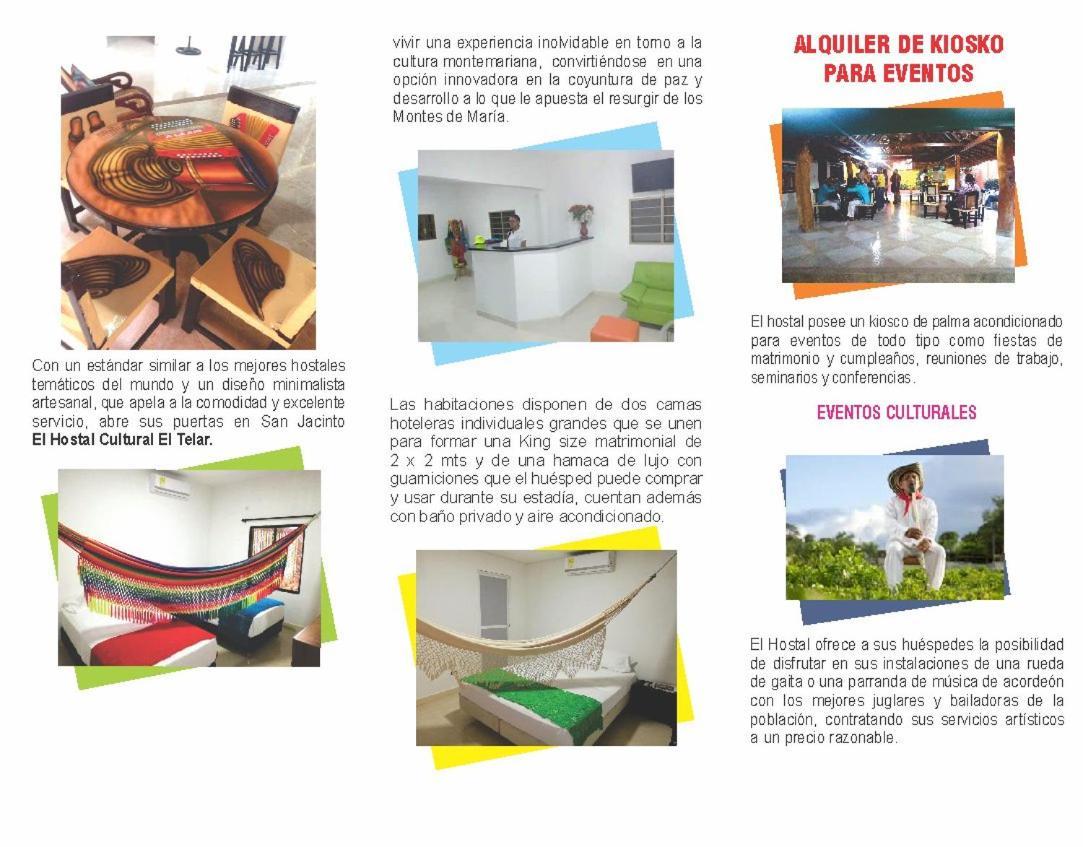 San Jacinto Hostal Cultural El Telar المظهر الخارجي الصورة